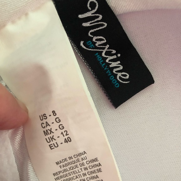 MAXINE NWT CONGA RUFFLE TNKINI IN FLORAL/ NAVY BLUE ADJUSTABLE STRAPS SIZE 8 - Picture 7 of 8